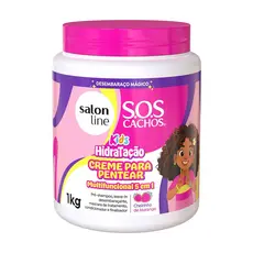 Creme Para Pentear 5 em 1 SOS Cachos Kids Hidratação 1kg