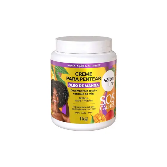 Creme Para Pentear SOS Cachos Óleo de Manga 1kg