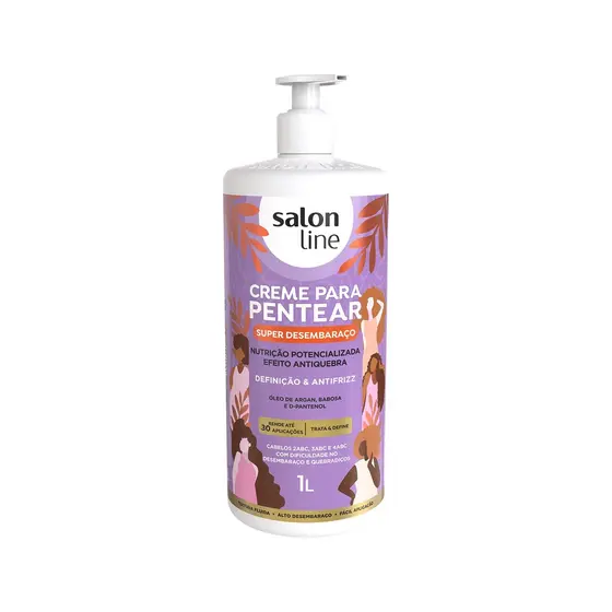 Creme Para Pentear Super Desembaraço Salon Line 1L