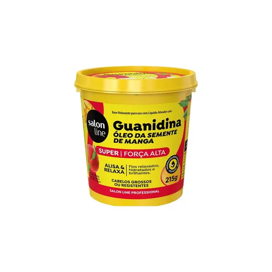 Guanidina Óleo Semente de Manga Alisa e Relaxa Salon Line 215gr