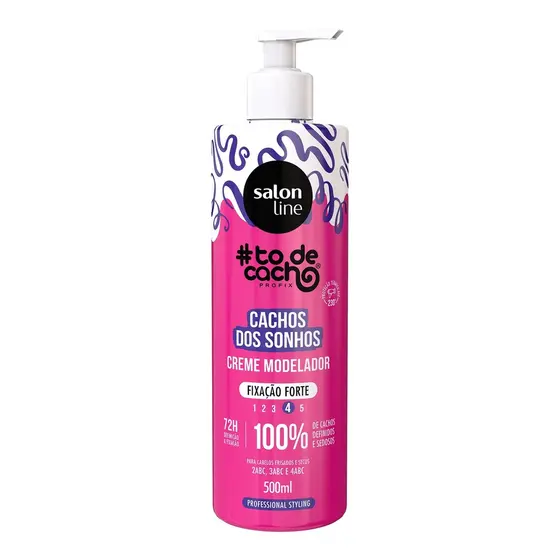Creme Modelador Forte #todecacho Cachos dos Sonhos 500ml