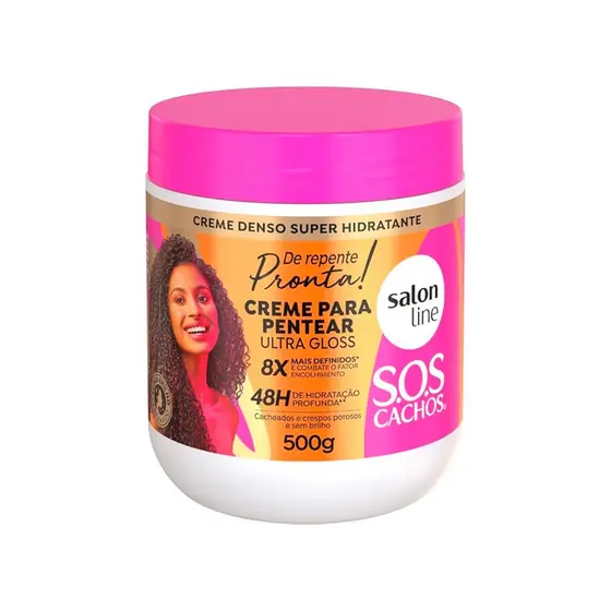 Creme para Pentear SOS Cachos De Repente Pronta 500g