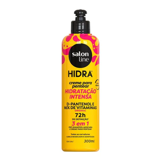 Creme Para Pentear 3 em 1 Hidra D-Pantenol 300ml
