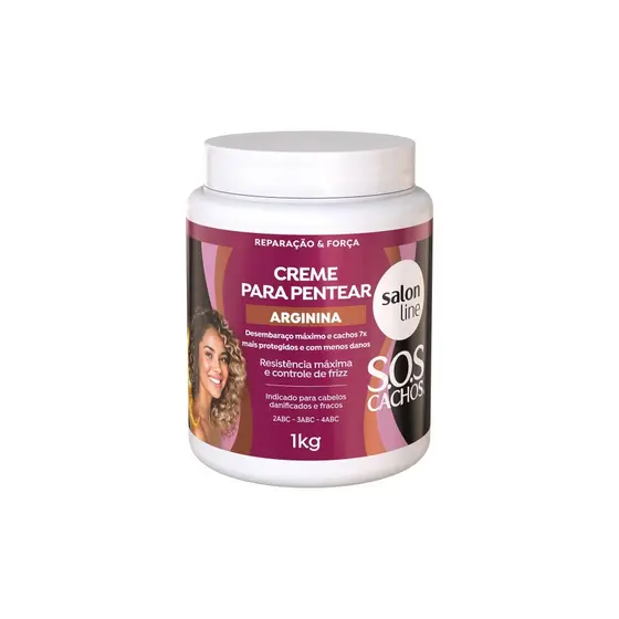Creme Para Pentear SOS Cachos Arginina 1kg