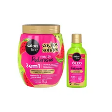 Kit Multy Creme de Tratamento + Óleo Reparador Condicionante Melancia
