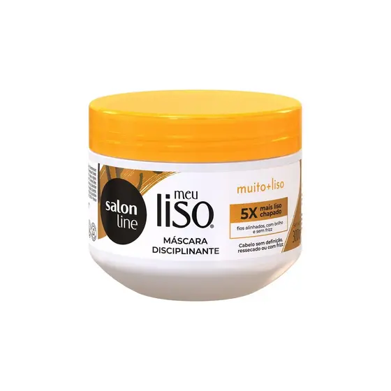 Máscara Hidratante Meu Liso Muito + Liso Salon Line 300g
