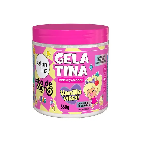 Gelatina #todecacho Kids Vanilla Vibes! 550g