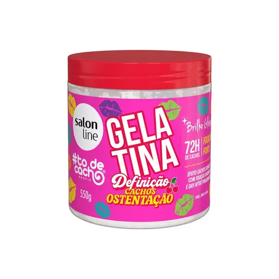 Gelatina #todecacho Cachos Ostentação 550g
