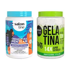 Kit Super Definição com Creme para Pentear e Gelatina