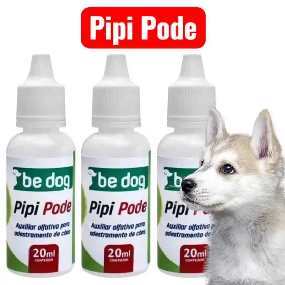 Kit Xixi Cachorro - 3 Pipi Pode 20ml Cada - Be Dog
