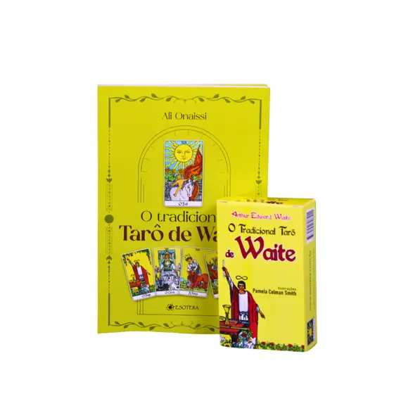 Tarô de Waite Tradicional, Livro e Manual Com 78 Cartas Plastificadas Escolha O Seu Baralho Do Seu Jeito