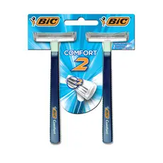 Barbeador descartável Confort2 Azul 2 unidades Bic