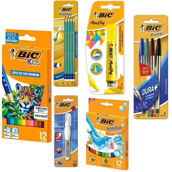 Kit Escolar Fundamental II Bic
