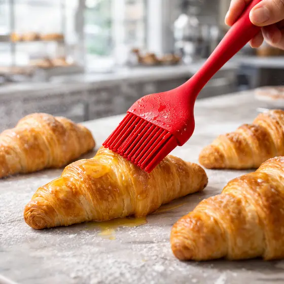 Pincel Culinário de Silicone com Cerdas Flexíveis e Fácil Limpeza ideal para sua casa cozinha