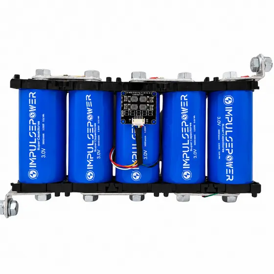 Banco de 5 Super Capacitores para Som Automotivo 14,5V Pack de Capacitores Ultra