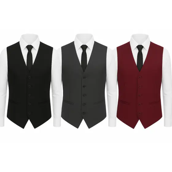 Kit 3 Coletes Elegante Social Masculino P/ Ternos - Eventos e Casamentos