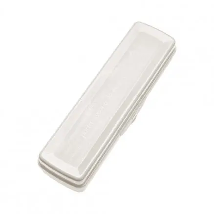Porta Escova de Dente de Plástico bege Linha Fit Sanremo