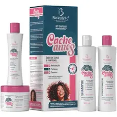 Kit Cacheamos Bio Instinto Creme Hidratante Ativador de Cachos