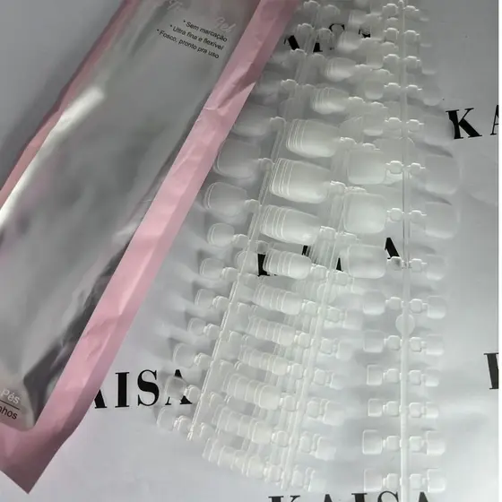 Postiça para os Pés Soft Tips Em Gel- Transparente 300 PCS