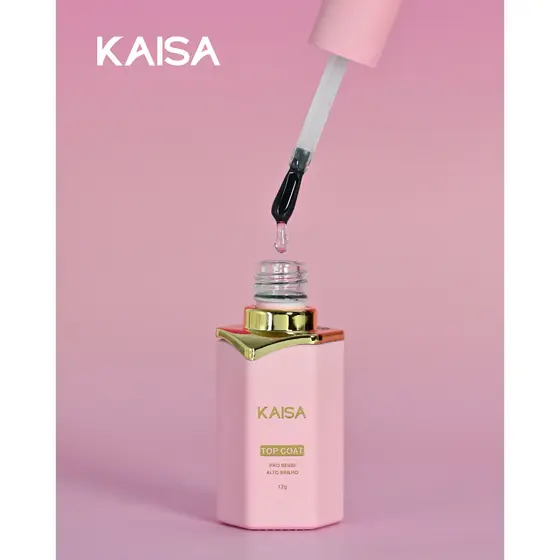Top Coat KAISA Pro-Sensi 12g – Selagem Segura e Brilho Profissional