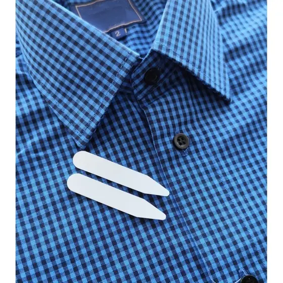 Kit 60 Unid Barbatanas de Colarinho para Camisa Social Unissex