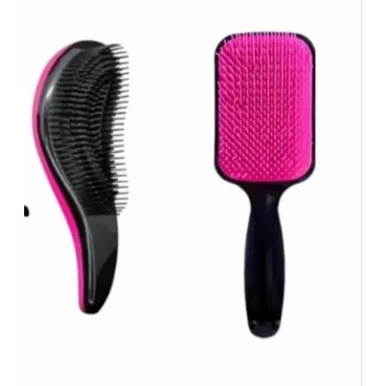 Escova Mágica Escova Raquete/Escova Orelhinhas Flex Escova Para Cabelos Cores Diversas