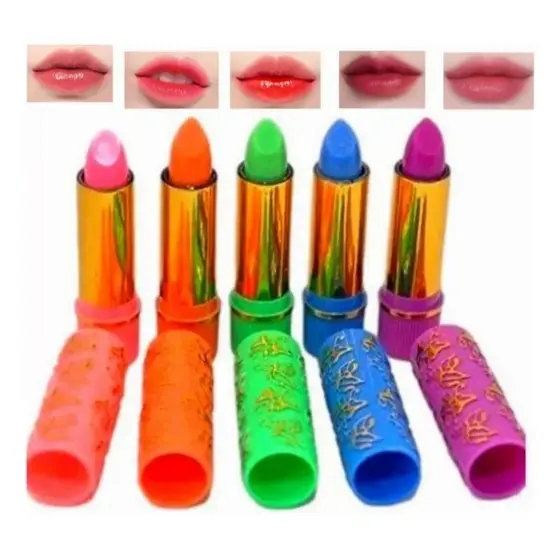 Kit 3 Unidades Batom Magico Da Vovó 24 horas Hidratante Labial Vivai