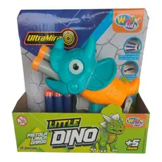 Brinquedo Dino Little Lança Dardo Colorido Divertido