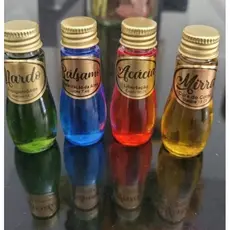 Kit Com 4 Unidades Óleo de Unção de Essências Mirra Nardo Acácia e Bálsamo 30ml