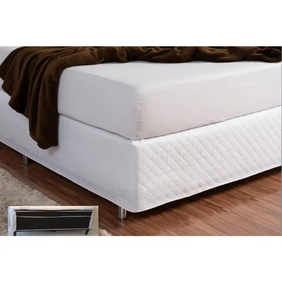 Saia Box Cama Casal Matelado Varias Cores Promoção