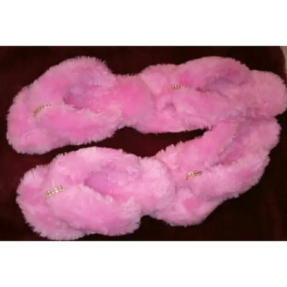 Chinelos Tal mãe tal filha em pelúcia