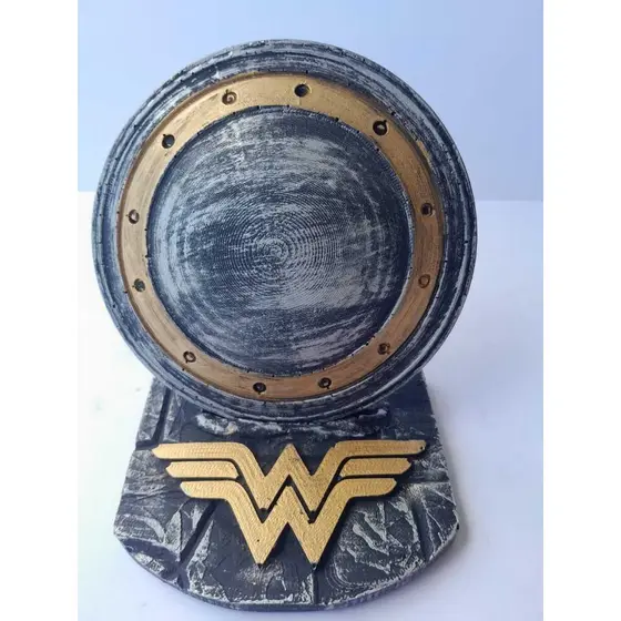 Escudo Mulher Maravilha | Base Decorativa WW | Wonder Woman