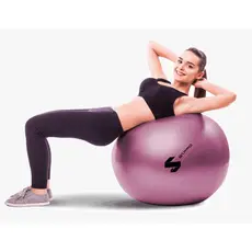 Bola Suíça Fitball Pilates Yoga 55 cm - Ante estouro - 200kg - com inflador - Produzida no Brasil