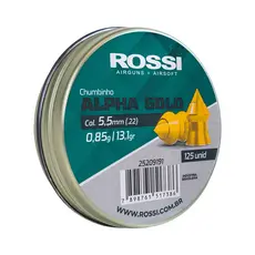 Chumbo Rossi Alpha Gold 5,5mm Pontiagudo 125un