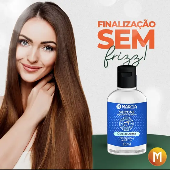 Reparador De Pontas AntiFrizz Pós Química Nutritivo Fragrâncias Márcia Óleo Capilar