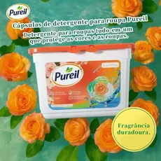 Detergente em cápsulas para roupa Pueril, 5 em 1 com 30 unidades