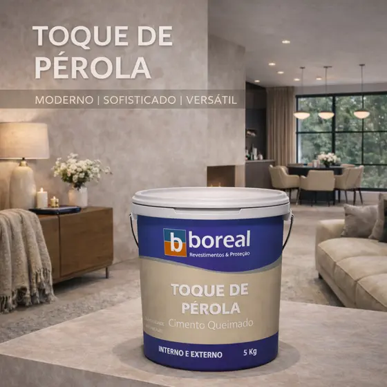 Cimento Queimado Perolizado Avelã pérola 3kg 1kg