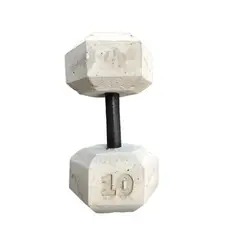 Halter de 10kg - Halter sextavado-musculação Peso artesanal- Unidade - Do 5kg até 10kg
