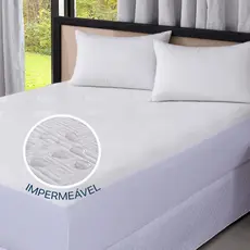 Kit Capa Protetora Impermeável para Colchão SILENCIOSO em Tecido Jacquard Premium - Vários Tamanhos e Berço