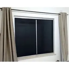 Adesivo Preto Blackout - Bloqueio Total de Luz Solar para Porta e Janela 6m x 45cm