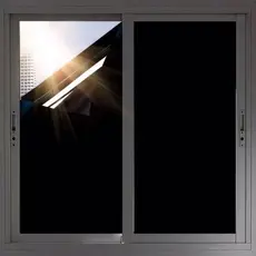Adesiva Preto Blackout Para Janela Portas De Vidro Decoração 45 X 2m