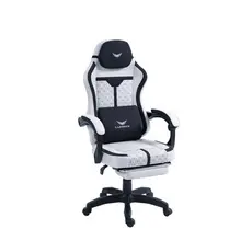 Cadeira Gamer Luminix Premium Reclinável Com Apoio Para Pés E Lombar - Preta ou Cinza
