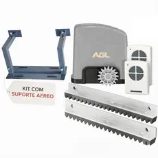 Kit Motor p/ Portão Deslizante Trino 300kg com base aerea - 127V ou 220V com ou sem cremalheiras
