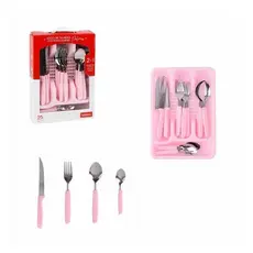 Conjunto de Talheres Palmas 25 Peças Com Organizador