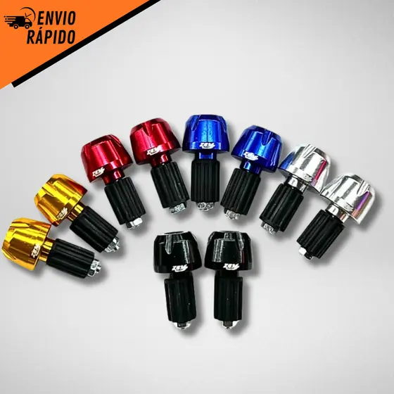 Par Peso para guidão Universal Para Moto Cromado Guidão Alumínio Resistente Kit