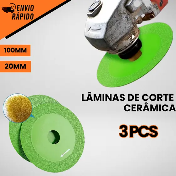 Disco Diamantado Para Corte De Vidro Porcelanato Piso e CerâmicaLâmina De Serra Diamantada Ultrafina