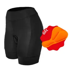 Short Bermuda Ciclismo Almofadada Pad Forro Gel Alta Densidade MTB Ciclista Roupa Bike Feminino