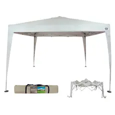 Tenda Sanfonada Gazebo 3x3m Barraca X-Flex Oxford Branc Mor 