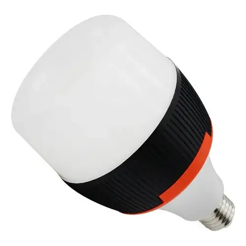 lâmpada de emergência Recarregável Luminária Bivolt 50 watts 10hora ligada após falta energia 4-7pcs