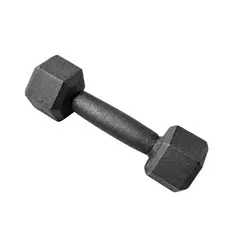 Halter Sextavado Pintado 1 a 5 Kg Unidade Treino em Casa Musculação Academia Cross Funcional